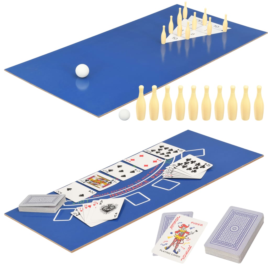 15-in-1 Multi Game Table 121x61x82 cm Black- Indoor Games - HomeShopIreland - Home Shop Ireland - Indoor Games - 15-in-1 Multi Game Table 121x61x82 cm Black