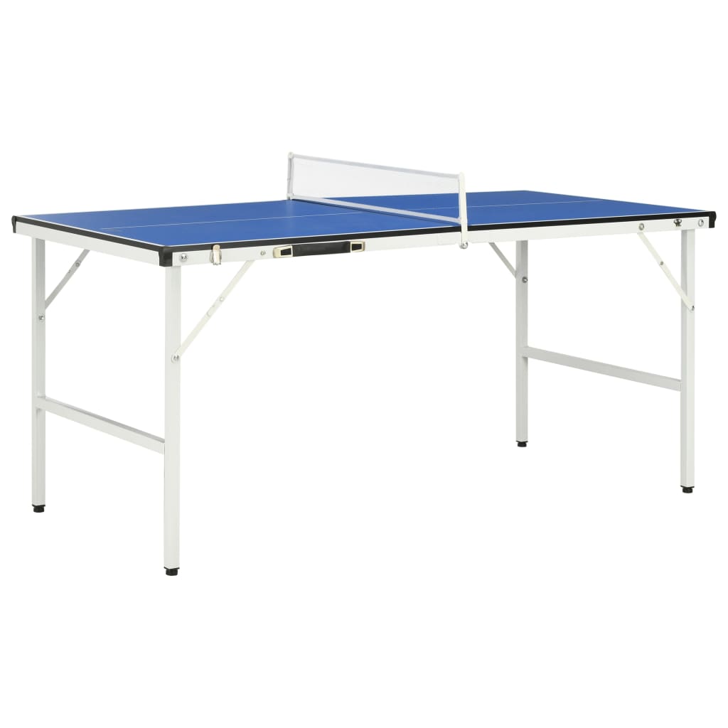 5 Feet Ping Pong Table with Net 152x76x66 cm Blue- Ping Pong Tables - HomeShopIreland - Home Shop Ireland - Ping Pong Tables - 5 Feet Ping Pong Table with Net 152x76x66 cm Blue