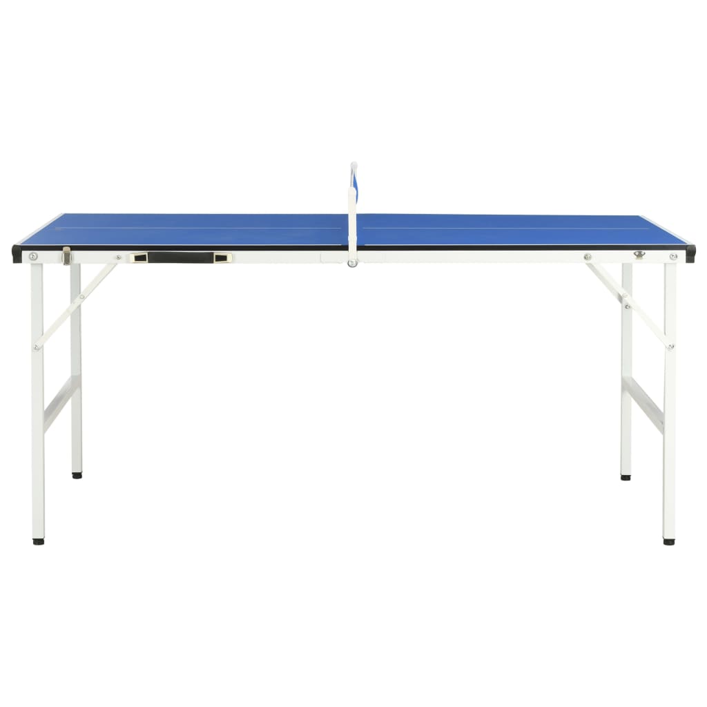 5 Feet Ping Pong Table with Net 152x76x66 cm Blue- Ping Pong Tables - HomeShopIreland - Home Shop Ireland - Ping Pong Tables - 5 Feet Ping Pong Table with Net 152x76x66 cm Blue