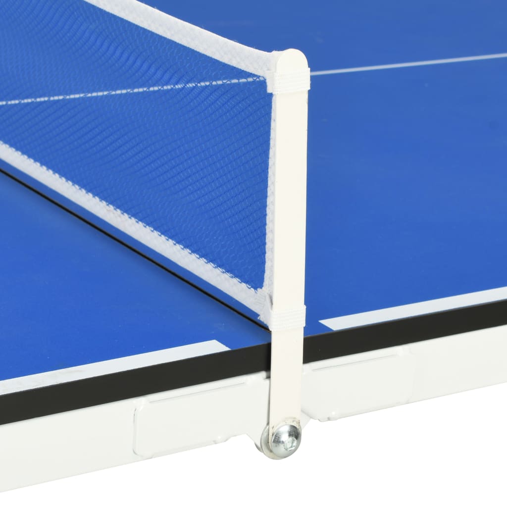 5 Feet Ping Pong Table with Net 152x76x66 cm Blue- Ping Pong Tables - HomeShopIreland - Home Shop Ireland - Ping Pong Tables - 5 Feet Ping Pong Table with Net 152x76x66 cm Blue