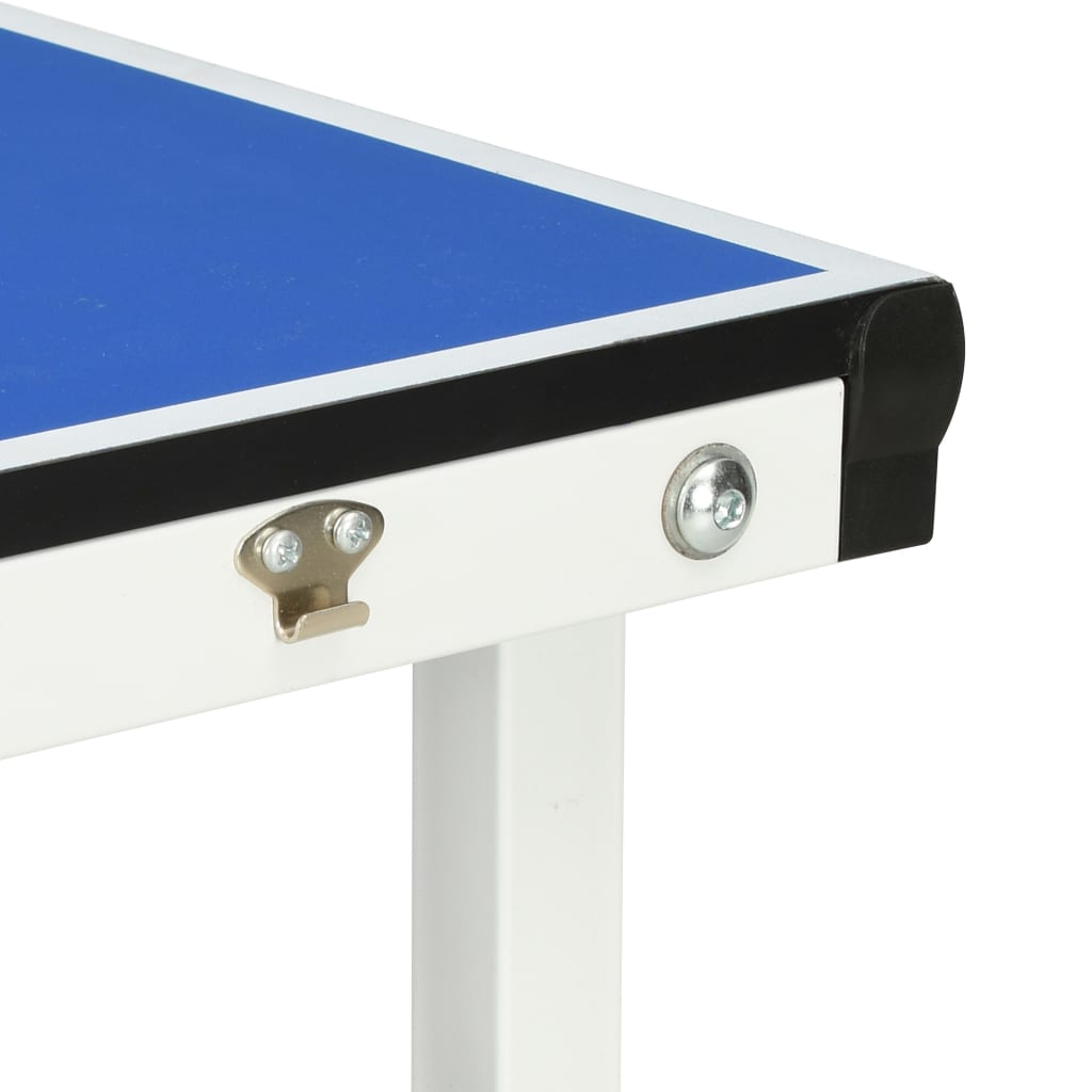 5 Feet Ping Pong Table with Net 152x76x66 cm Blue- Ping Pong Tables - HomeShopIreland - Home Shop Ireland - Ping Pong Tables - 5 Feet Ping Pong Table with Net 152x76x66 cm Blue