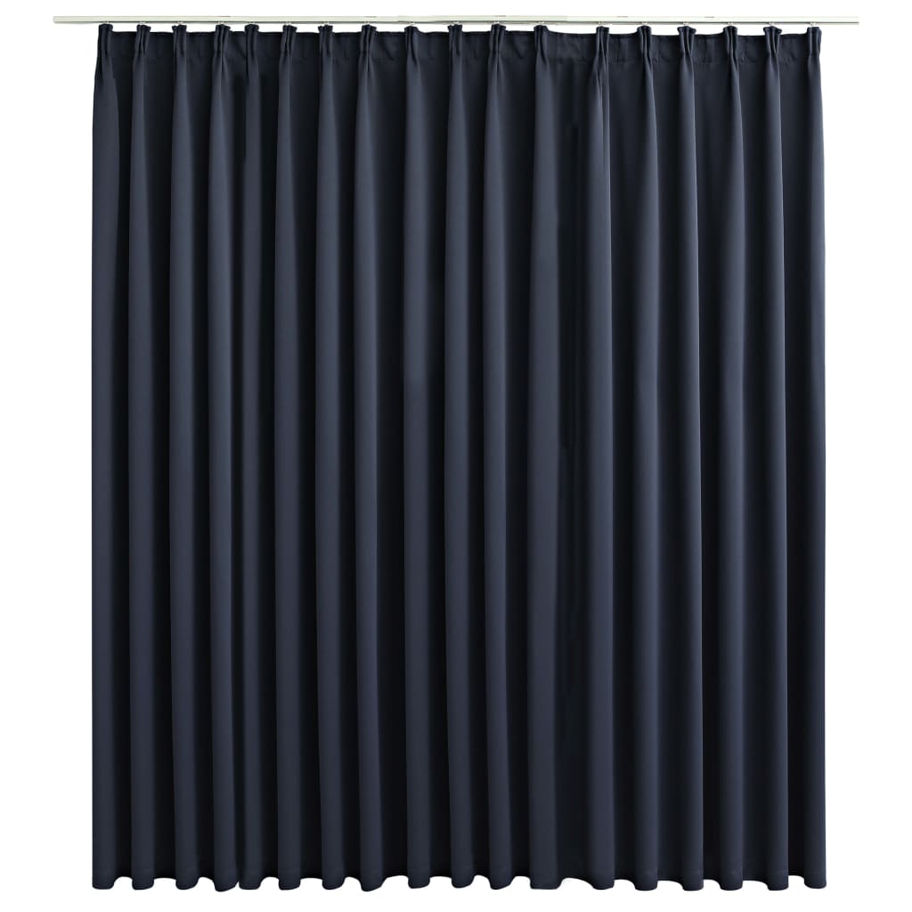 Blackout Curtain with Hooks Anthracite 290x245 cm- Curtains & Drapes - HomeShopIreland - Home Shop Ireland - Curtains & Drapes - Blackout Curtain with Hooks Anthracite 290x245 cm