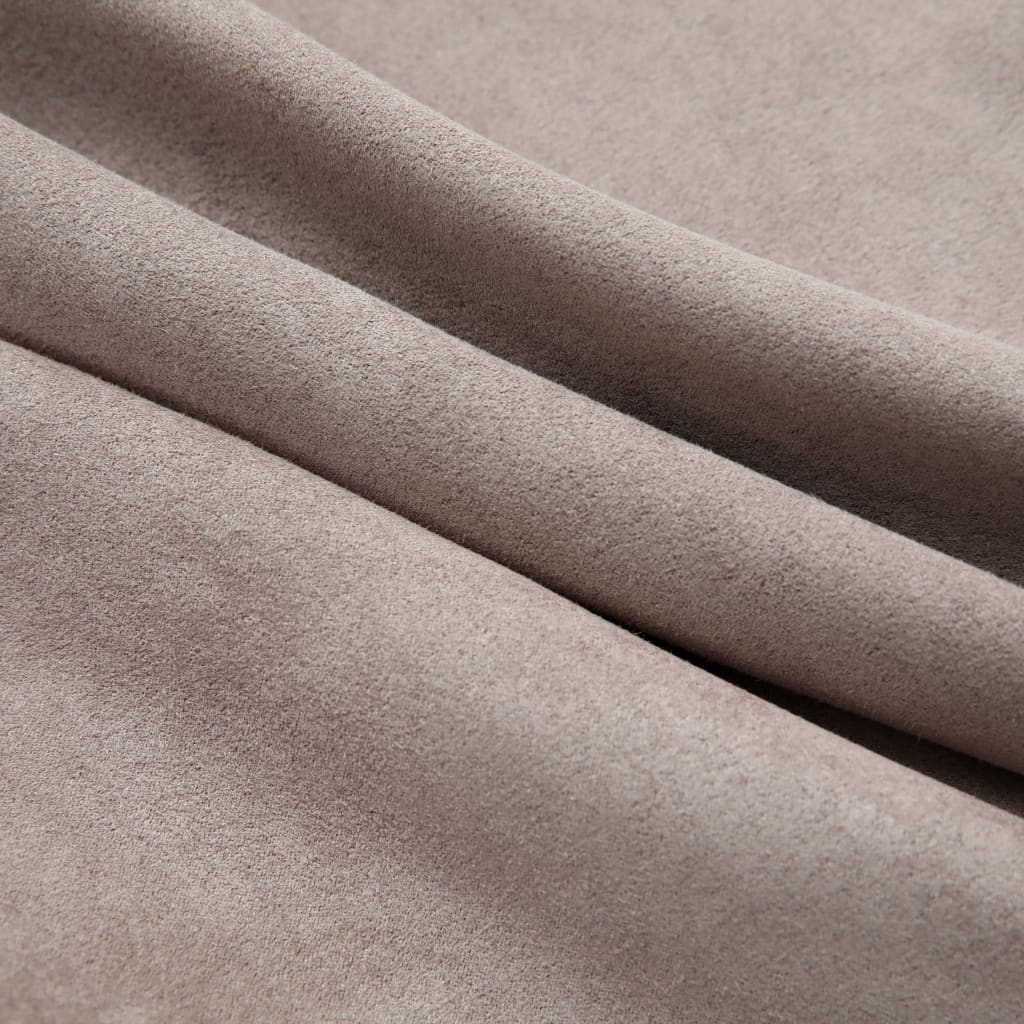 Blackout Curtains with Metal Rings 2 pcs Taupe 140x225 cm- Curtains & Drapes - HomeShopIreland - Home Shop Ireland - Curtains & Drapes - Blackout Curtains with Metal Rings 2 pcs Taupe 140x225 cm