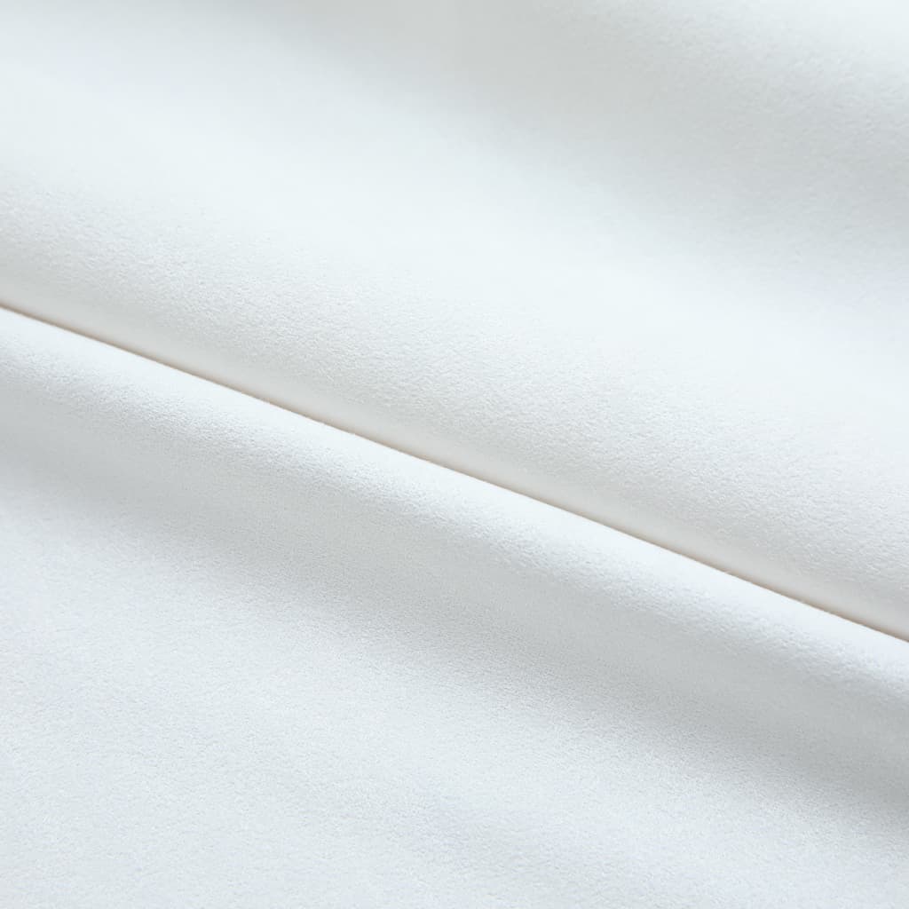 Blackout Curtains with Hooks 2 pcs Off White 140x175 cm- Curtains & Drapes - HomeShopIreland - Home Shop Ireland - Curtains & Drapes - Blackout Curtains with Hooks 2 pcs Off White 140x175 cm
