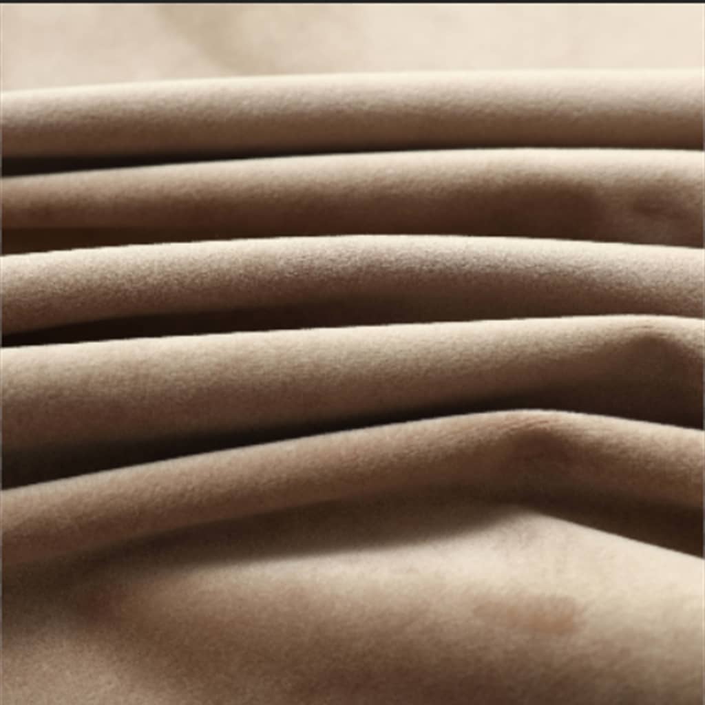Blackout Curtains with Rings 2 pcs Velvet Beige 140x175 cm- Curtains & Drapes - HomeShopIreland - Home Shop Ireland - Curtains & Drapes - Blackout Curtains with Rings 2 pcs Velvet Beige 140x175 cm