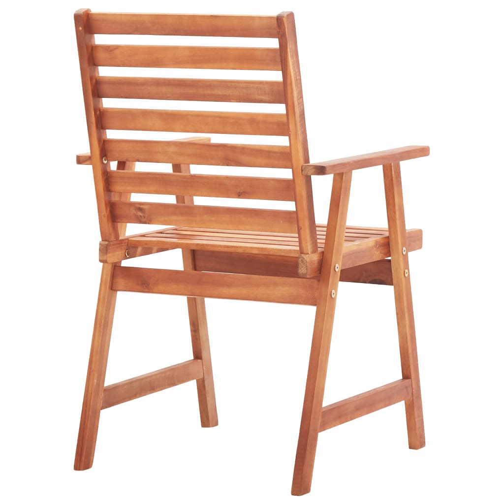 Acacia wood deals outdoor dining chairs