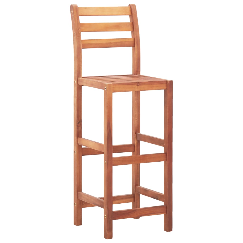Bar Chairs 4 pcs Solid Acacia Wood- Table & Bar Stools - HomeShopIreland - Home Shop Ireland - Table & Bar Stools - Bar Chairs 4 pcs Solid Acacia Wood