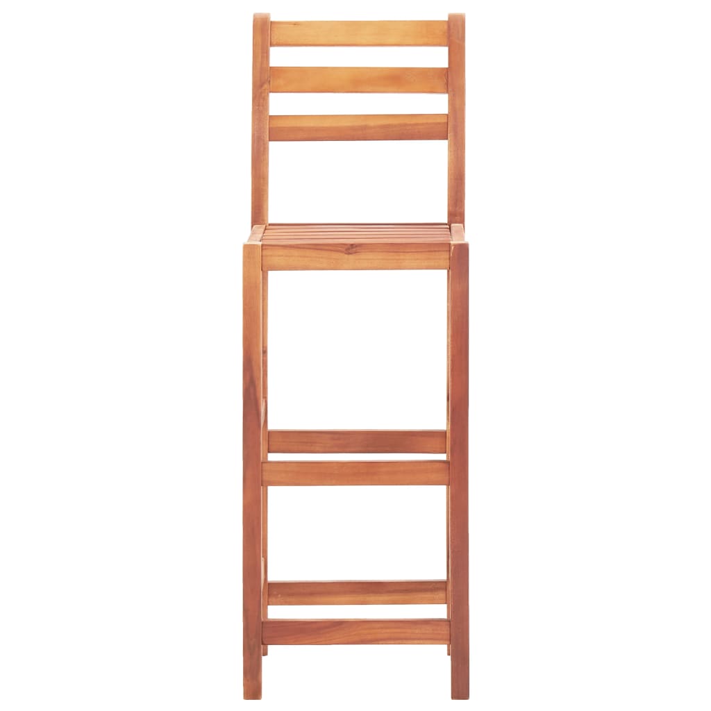 Bar Chairs 4 pcs Solid Acacia Wood- Table & Bar Stools - HomeShopIreland - Home Shop Ireland - Table & Bar Stools - Bar Chairs 4 pcs Solid Acacia Wood
