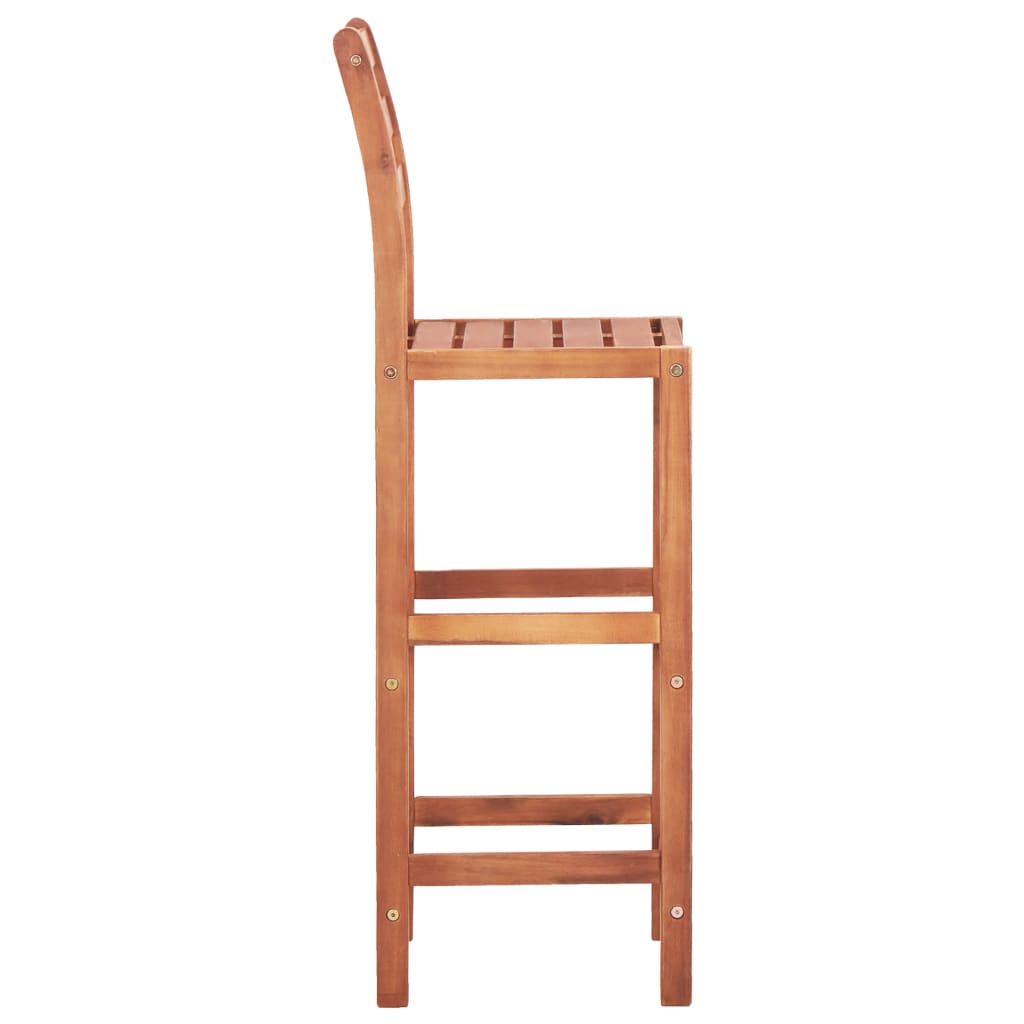 Bar Chairs 4 pcs Solid Acacia Wood- Table & Bar Stools - HomeShopIreland - Home Shop Ireland - Table & Bar Stools - Bar Chairs 4 pcs Solid Acacia Wood