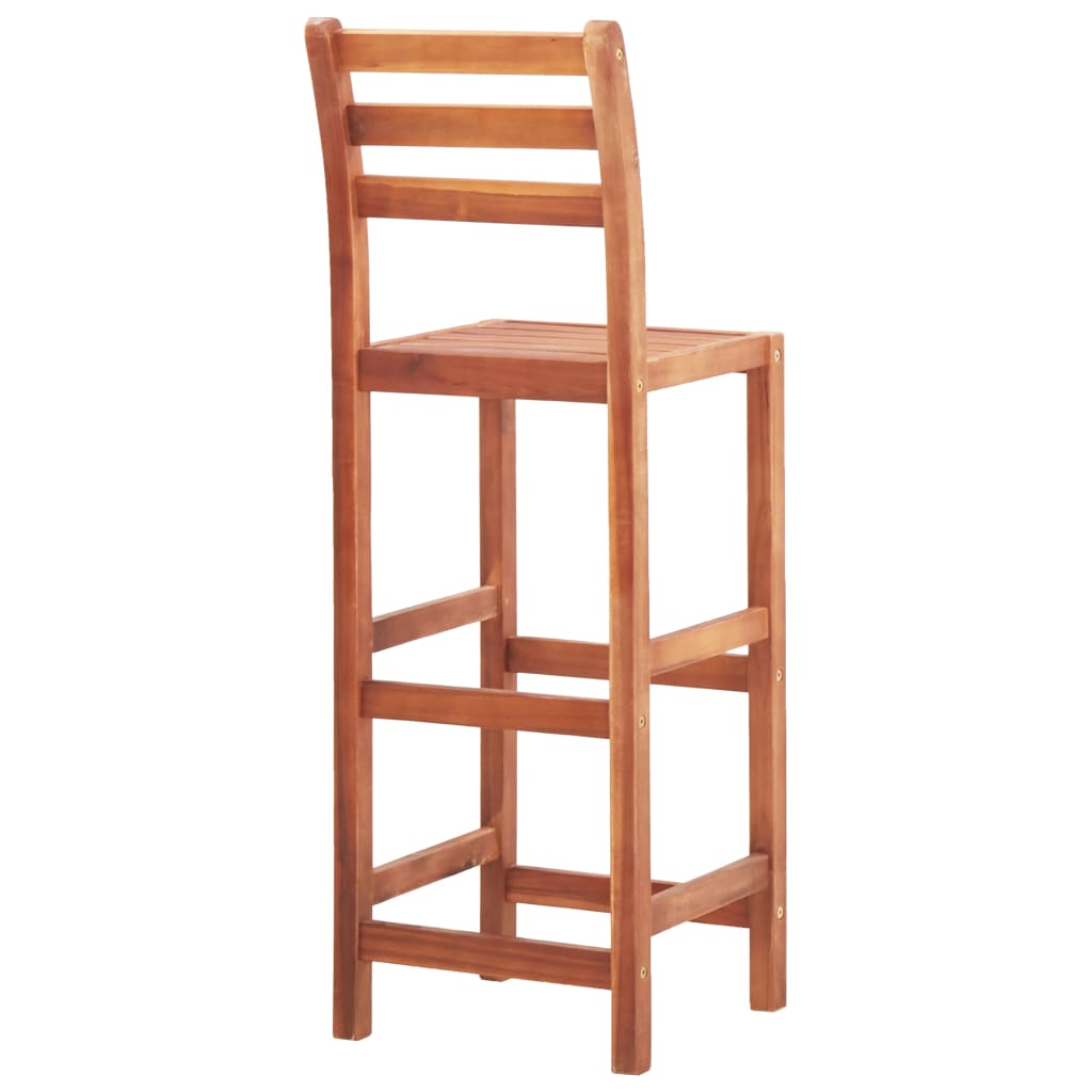 Bar Chairs 4 pcs Solid Acacia Wood- Table & Bar Stools - HomeShopIreland - Home Shop Ireland - Table & Bar Stools - Bar Chairs 4 pcs Solid Acacia Wood