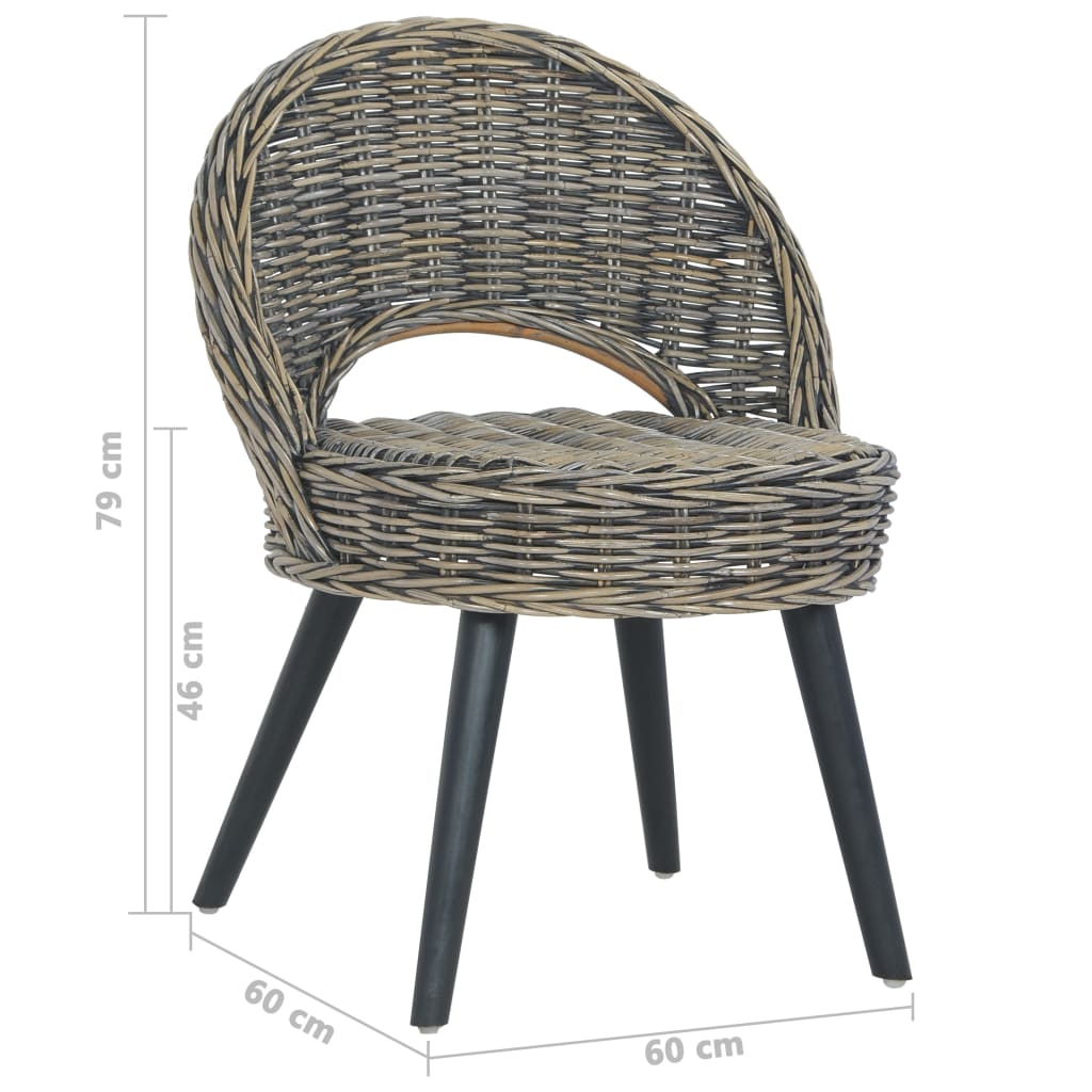 Sofa Chair Kubu Rattan Black- Arm Chairs, Recliners & Sleeper Chairs - HomeShopIreland - Home Shop Ireland - Arm Chairs, Recliners & Sleeper Chairs - Sofa Chair Kubu Rattan Black