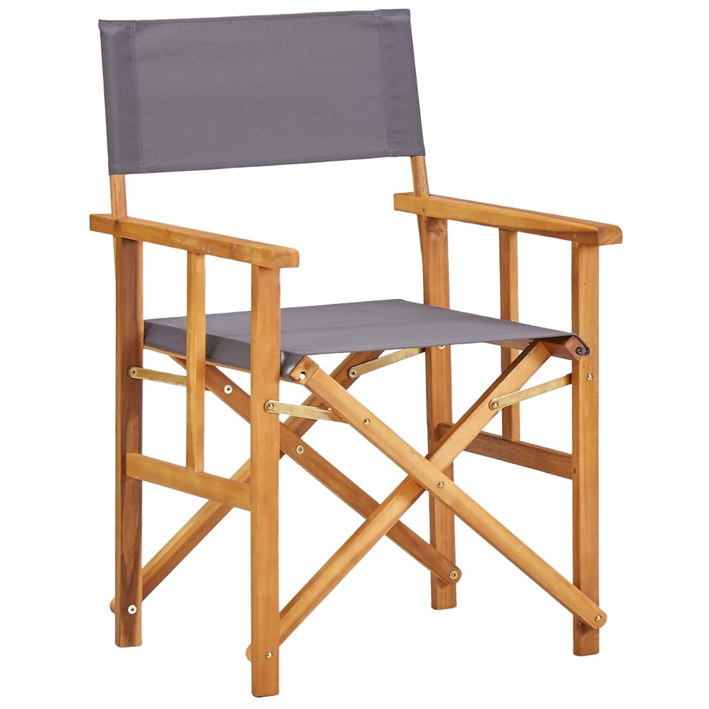 Director's Chairs 2 pcs Solid Acacia Wood- Outdoor Chairs - HomeShopIreland - Home Shop Ireland - Outdoor Chairs - Director's Chairs 2 pcs Solid Acacia Wood