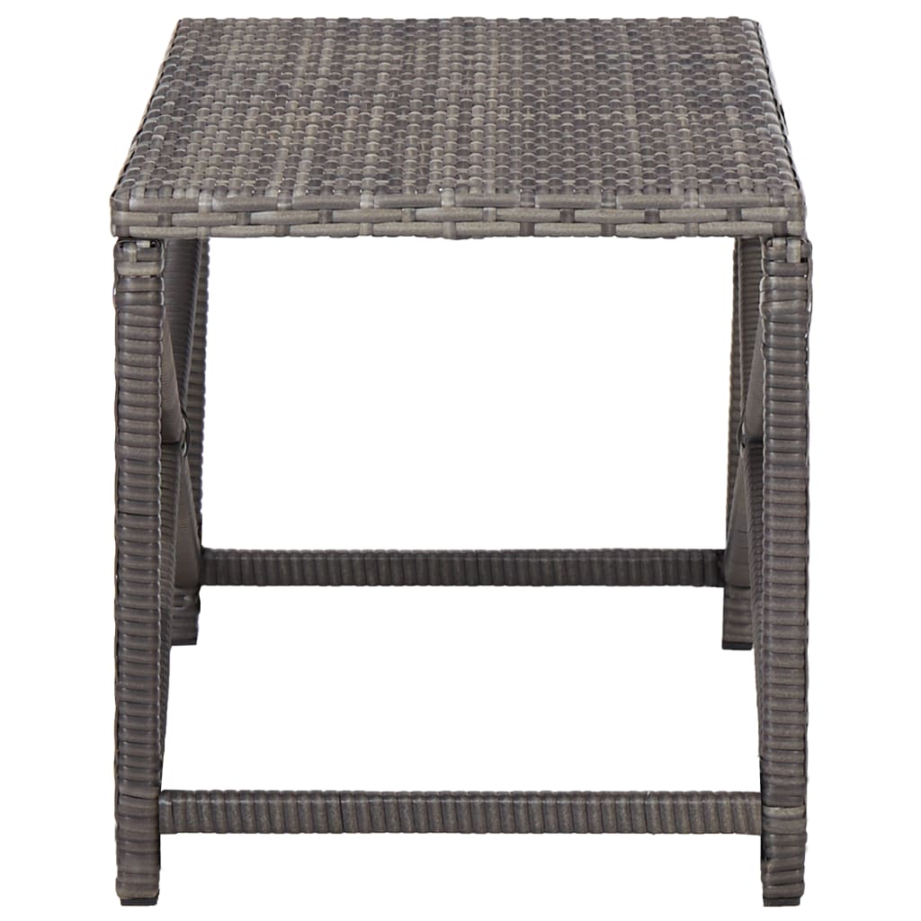 Garden Bench 80 cm Poly Rattan Grey- Outdoor Benches - HomeShopIreland - Home Shop Ireland - Outdoor Benches - Garden Bench 80 cm Poly Rattan Grey