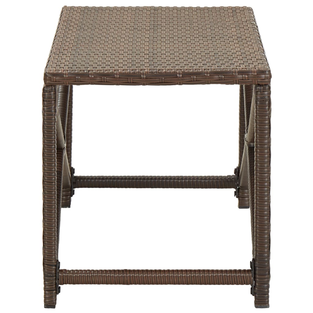 Garden Bench 80 cm Poly Rattan Brown- Outdoor Benches - HomeShopIreland - Home Shop Ireland - Outdoor Benches - Garden Bench 80 cm Poly Rattan Brown
