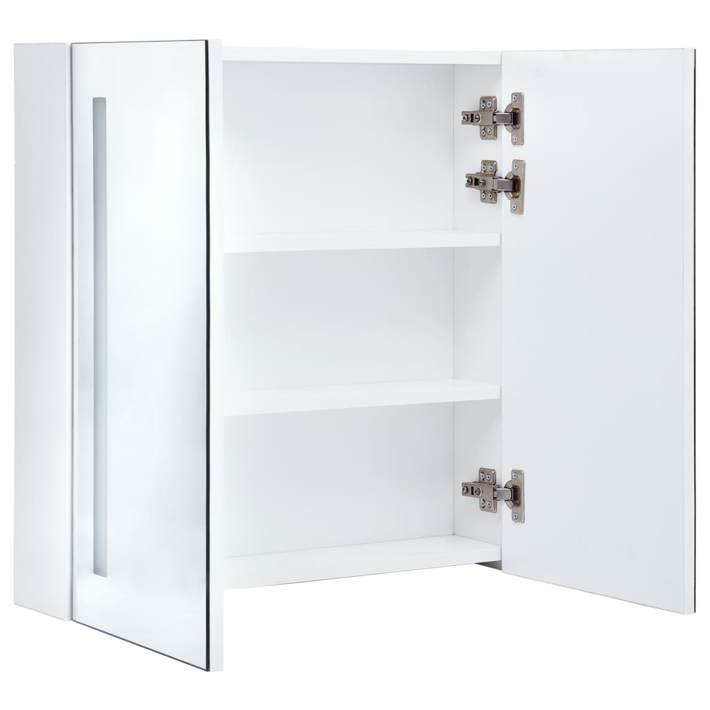 LED Bathroom Mirror Cabinet 62x14x60 cm- Bathroom Vanity Units - HomeShopIreland - Home Shop Ireland - Bathroom Vanity Units - LED Bathroom Mirror Cabinet 62x14x60 cm