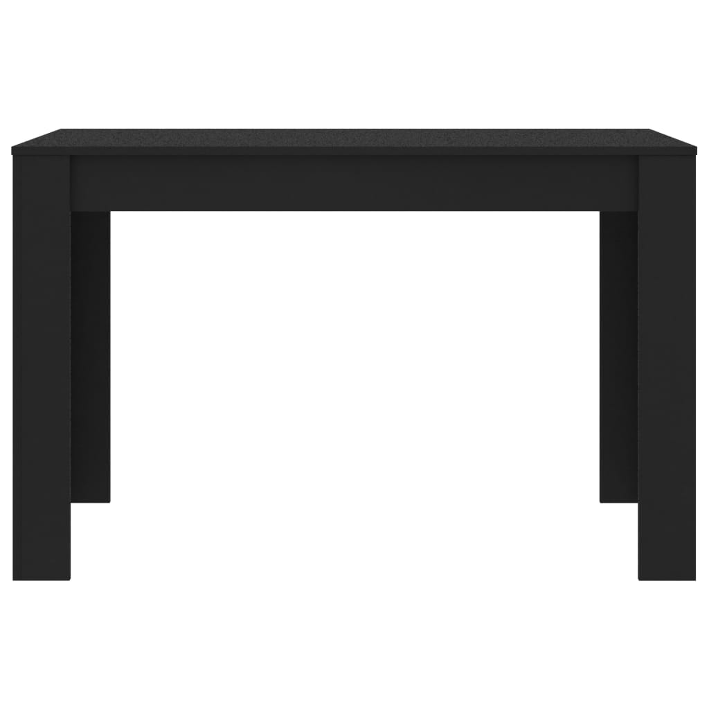 Dining Table Black 120x60x76 cm Chipboard- Kitchen & Dining Room Tables - HomeShopIreland - Home Shop Ireland - Kitchen & Dining Room Tables - Dining Table Black 120x60x76 cm Chipboard