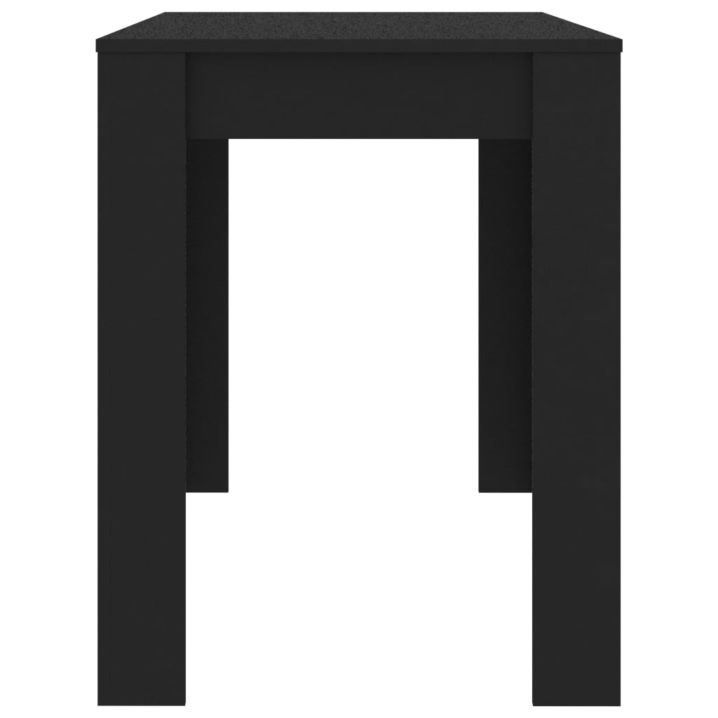 Dining Table Black 120x60x76 cm Chipboard- Kitchen & Dining Room Tables - HomeShopIreland - Home Shop Ireland - Kitchen & Dining Room Tables - Dining Table Black 120x60x76 cm Chipboard