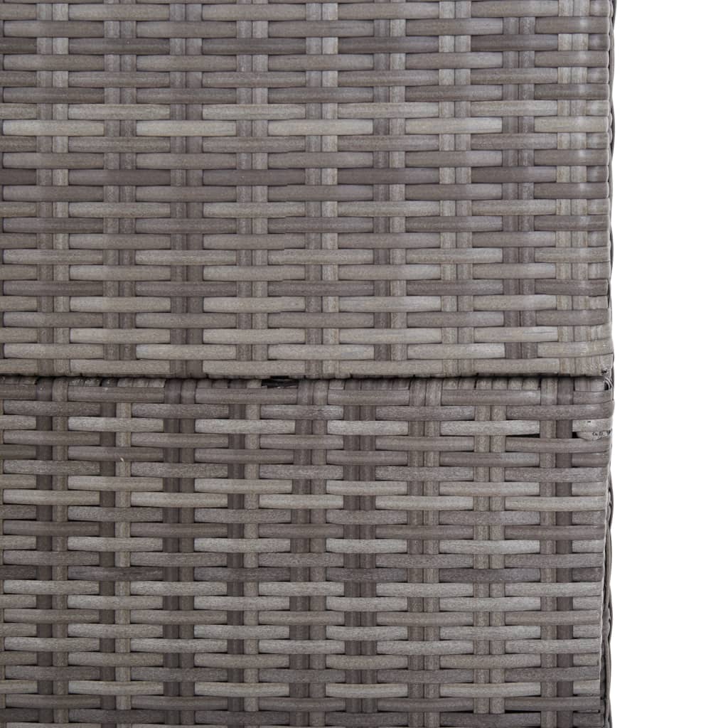 Garden Storage Box Grey 150x100x100 cm Poly Rattan- Outdoor Storage Boxes - HomeShopIreland - Home Shop Ireland - Outdoor Storage Boxes - Garden Storage Box Grey 150x100x100 cm Poly Rattan