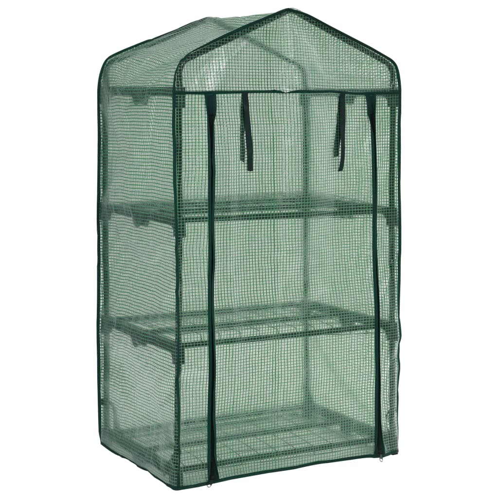3-Tier Mini Greenhouse 69x49x125 cm- Greenhouses - HomeShopIreland - Home Shop Ireland - Greenhouses - 3-Tier Mini Greenhouse 69x49x125 cm