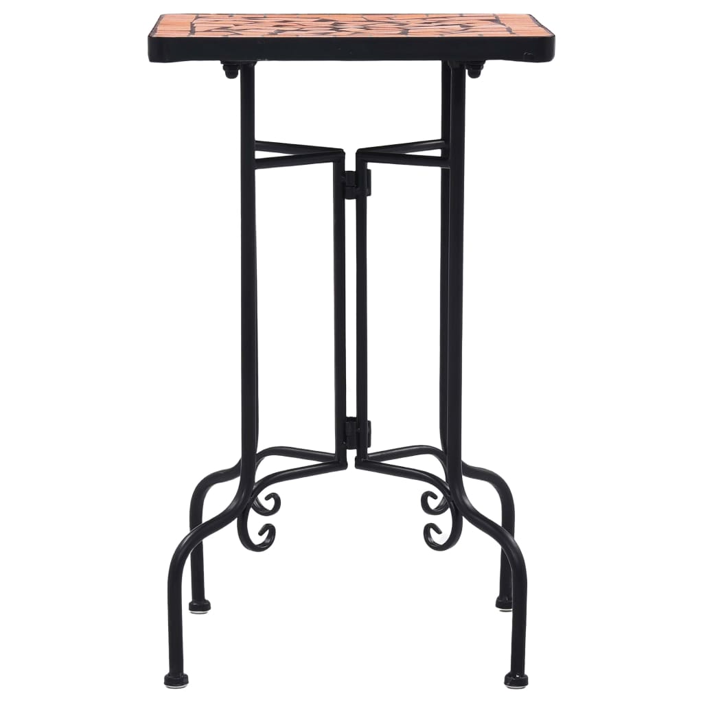Mosaic Side Table Terracotta Ceramic- Plant Stands - HomeShopIreland - Home Shop Ireland - Plant Stands - Mosaic Side Table Terracotta Ceramic