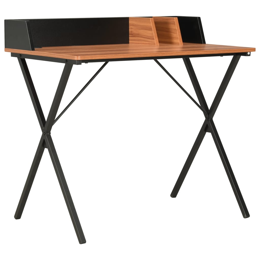 Desk Black and Brown 80x50x84 cm- Desks - HomeShopIreland - Home Shop Ireland - Desks - Desk Black and Brown 80x50x84 cm