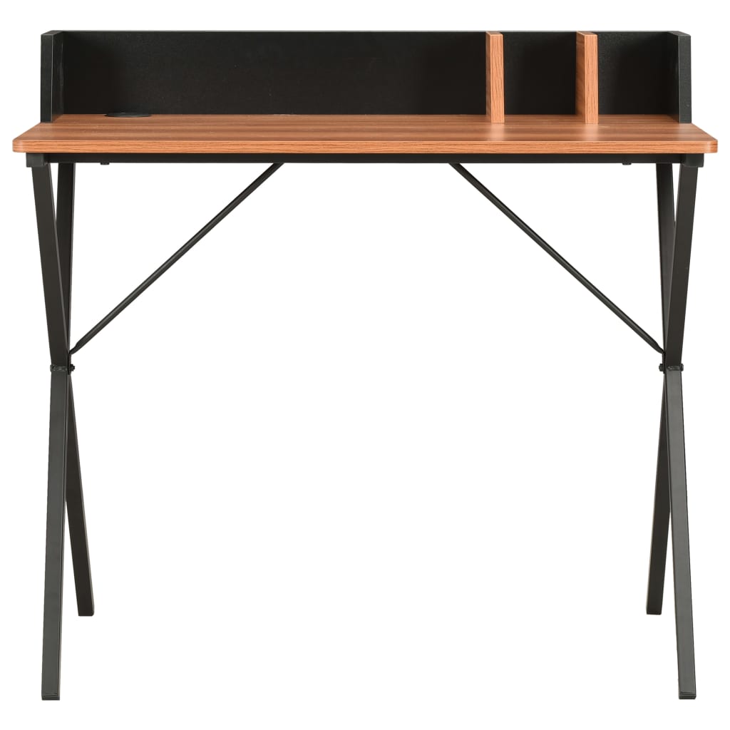 Desk Black and Brown 80x50x84 cm- Desks - HomeShopIreland - Home Shop Ireland - Desks - Desk Black and Brown 80x50x84 cm