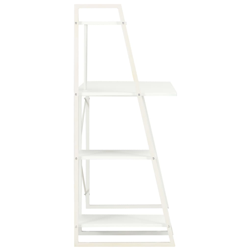 Desk with Shelving Unit White 102x50x117 cm- Desks - HomeShopIreland - Home Shop Ireland - Desks - Desk with Shelving Unit White 102x50x117 cm