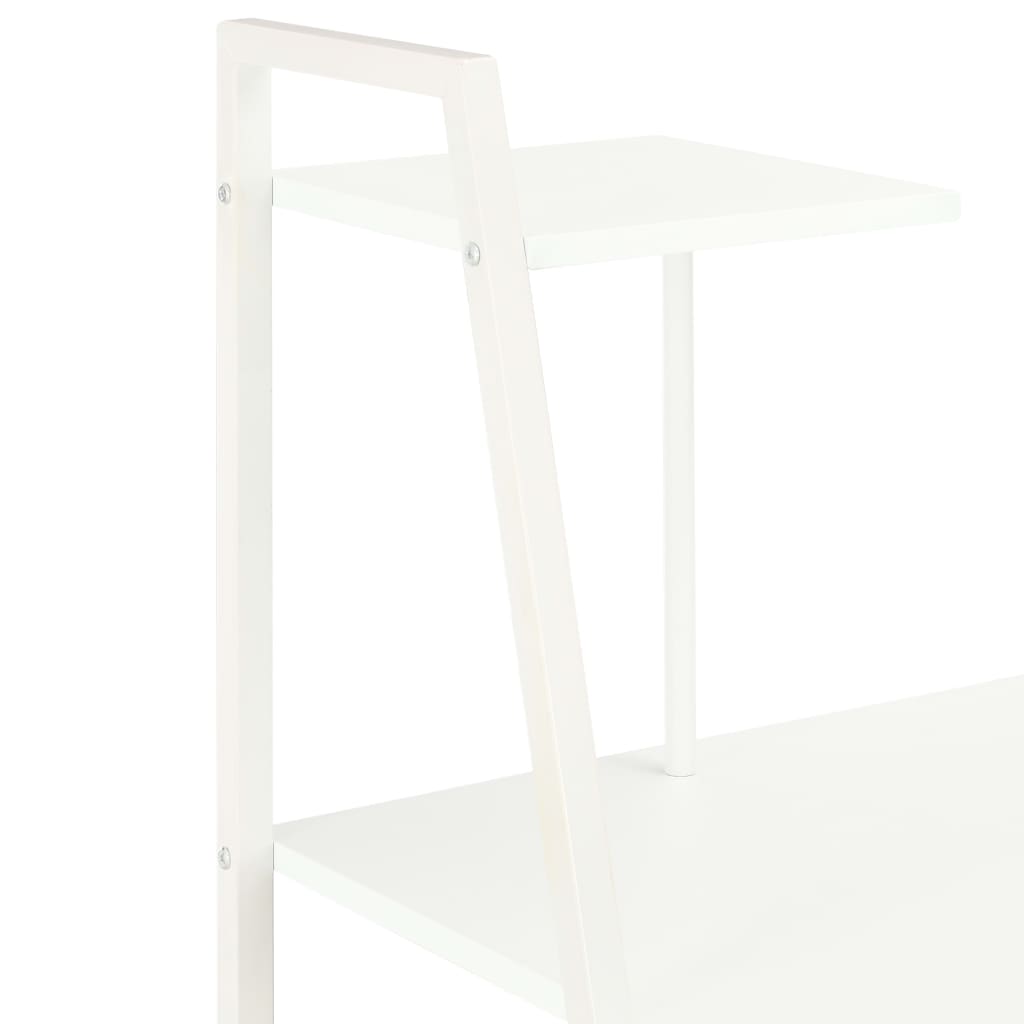 Desk with Shelving Unit White 102x50x117 cm- Desks - HomeShopIreland - Home Shop Ireland - Desks - Desk with Shelving Unit White 102x50x117 cm