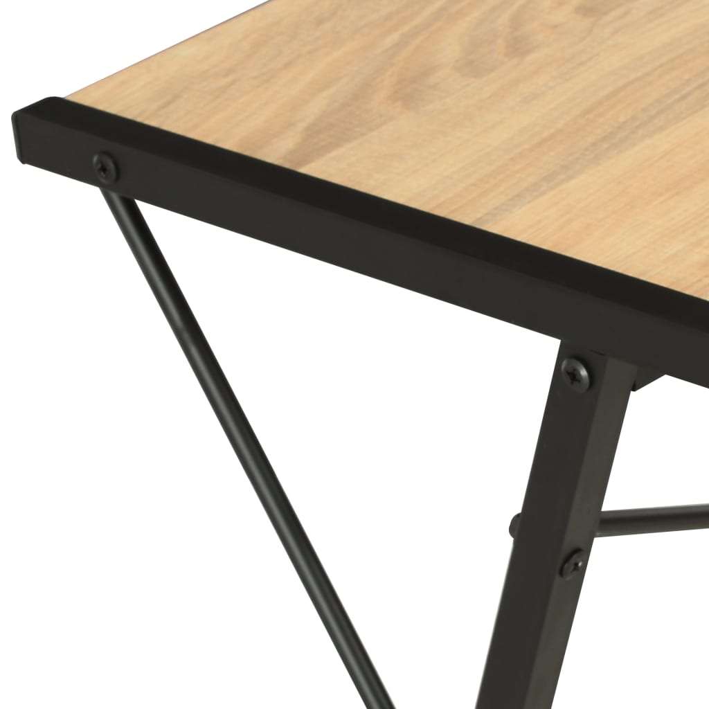 Desk with Shelf Black and Oak 116x50x93 cm- Desks - HomeShopIreland - Home Shop Ireland - Desks - Desk with Shelf Black and Oak 116x50x93 cm