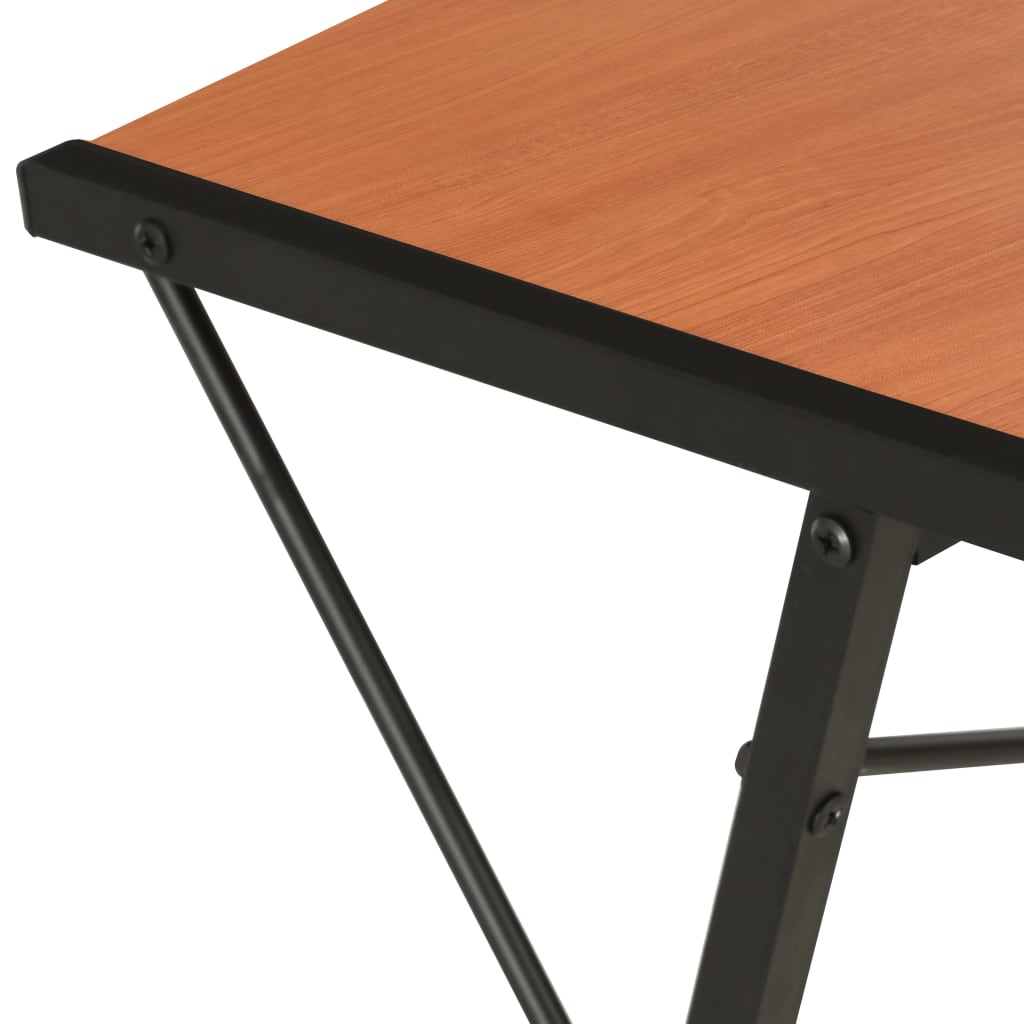 Desk with Shelf Black and Brown 116x50x93 cm- Desks - HomeShopIreland - Home Shop Ireland - Desks - Desk with Shelf Black and Brown 116x50x93 cm