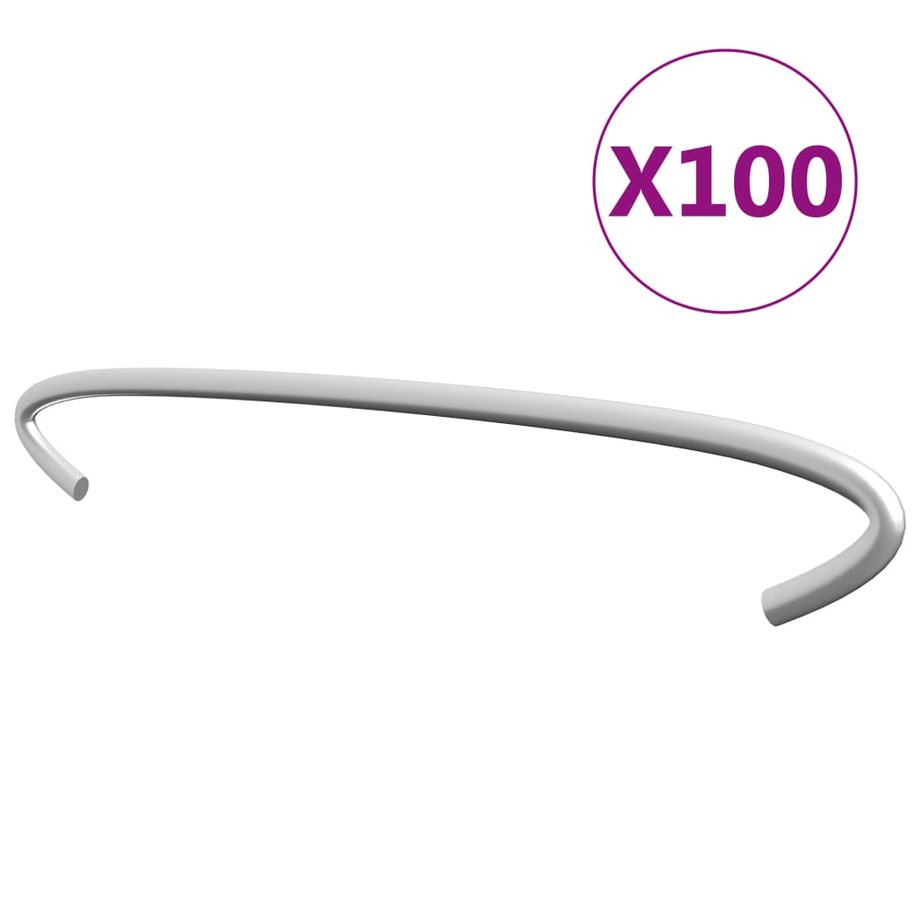 Gabion Hooks 100 pcs Galvanised Steel 20 cm- Fence & Gate Accessories - HomeShopIreland - Home Shop Ireland - Fence & Gate Accessories - Gabion Hooks 100 pcs Galvanised Steel 20 cm