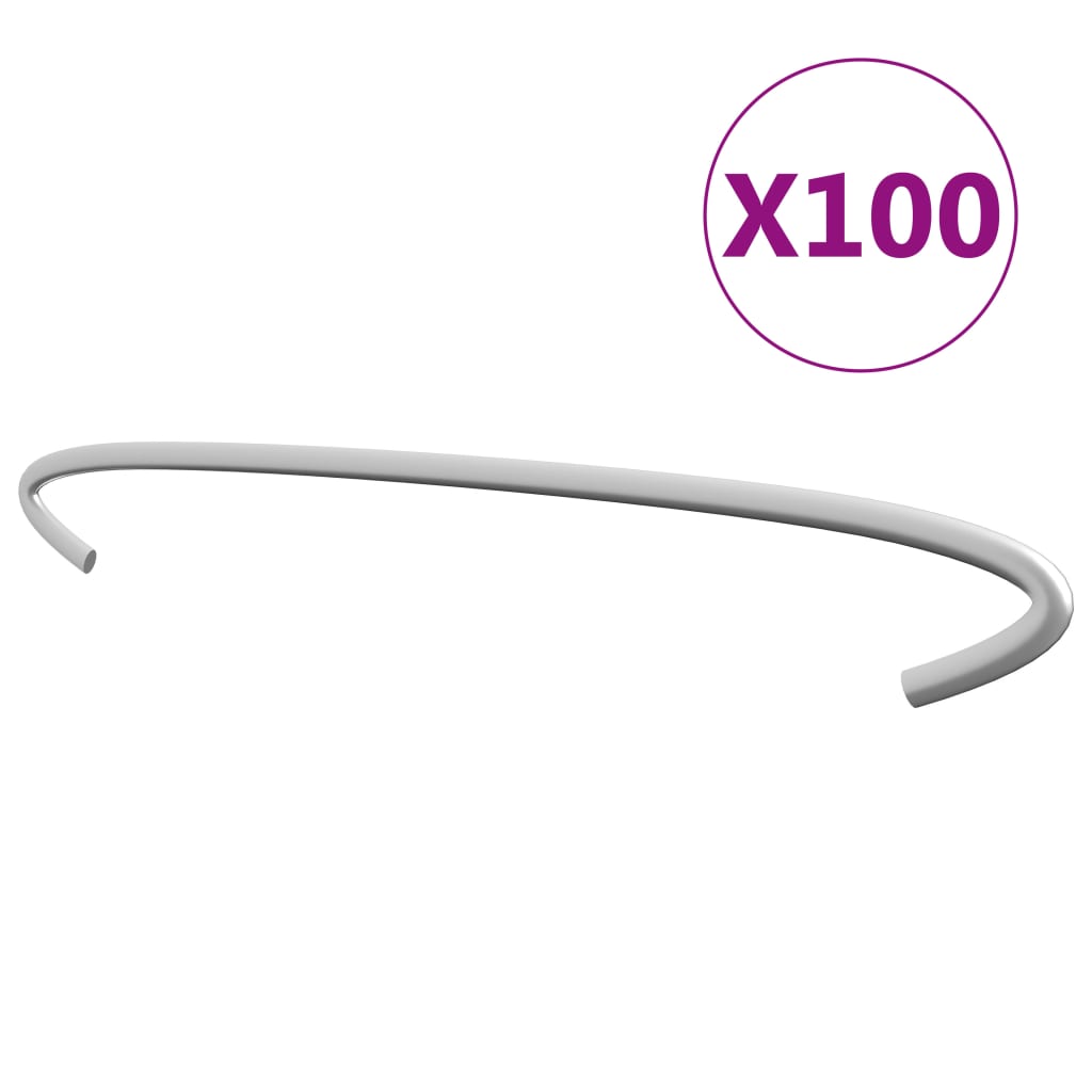 Gabion Hooks 100 pcs Galvanised Steel 30 cm- Fence & Gate Accessories - HomeShopIreland - Home Shop Ireland - Fence & Gate Accessories - Gabion Hooks 100 pcs Galvanised Steel 30 cm