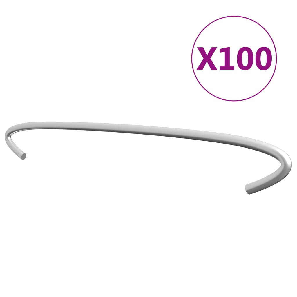 Gabion Hooks 100 pcs Galvanised Steel 40 cm- Fence & Gate Accessories - HomeShopIreland - Home Shop Ireland - Fence & Gate Accessories - Gabion Hooks 100 pcs Galvanised Steel 40 cm