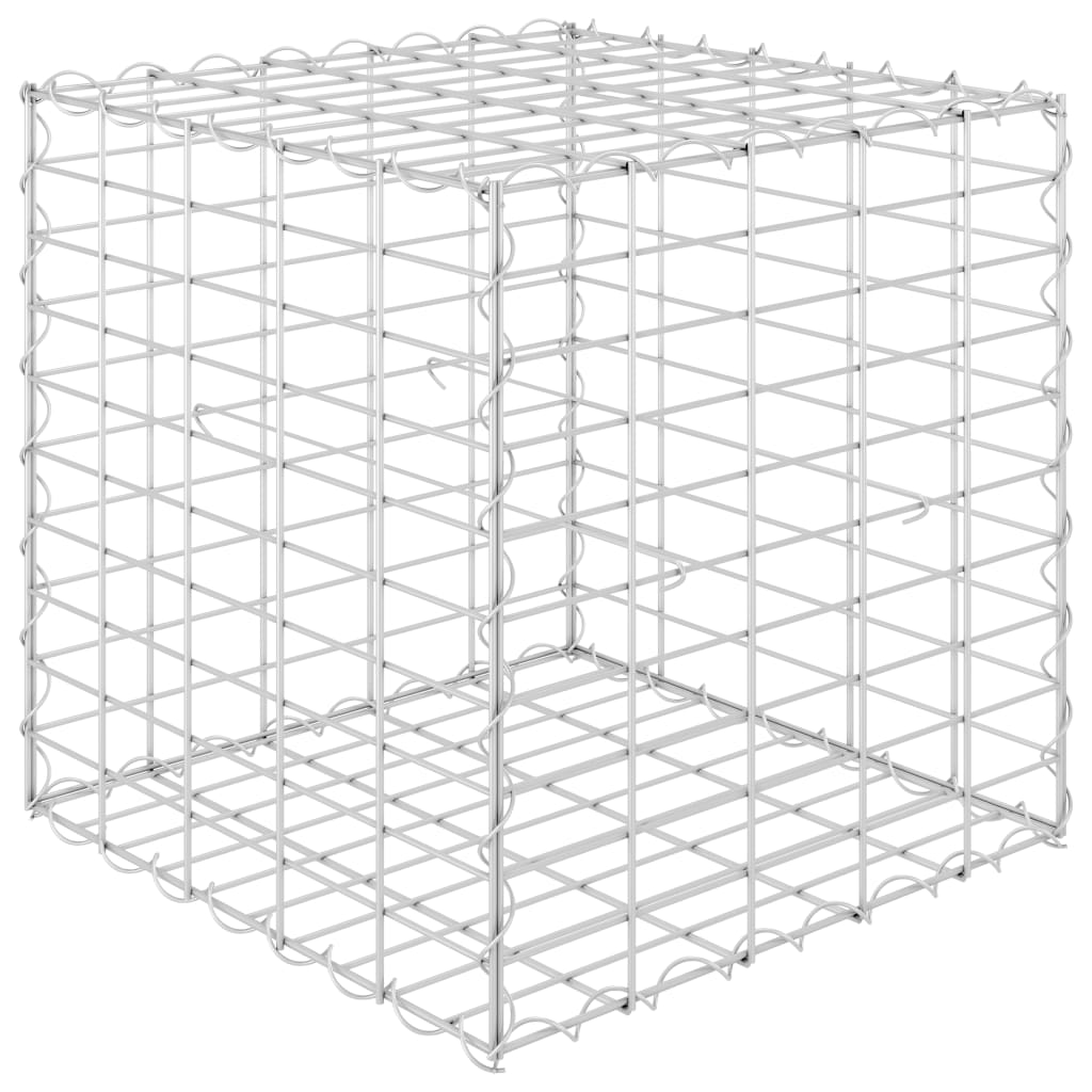 Cube Gabion Raised Bed Steel Wire 50x50x50 cm- Pots & Planters - HomeShopIreland - Home Shop Ireland - Pots & Planters - Cube Gabion Raised Bed Steel Wire 50x50x50 cm