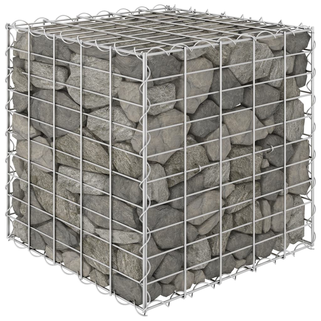 Cube Gabion Raised Bed Steel Wire 50x50x50 cm- Pots & Planters - HomeShopIreland - Home Shop Ireland - Pots & Planters - Cube Gabion Raised Bed Steel Wire 50x50x50 cm