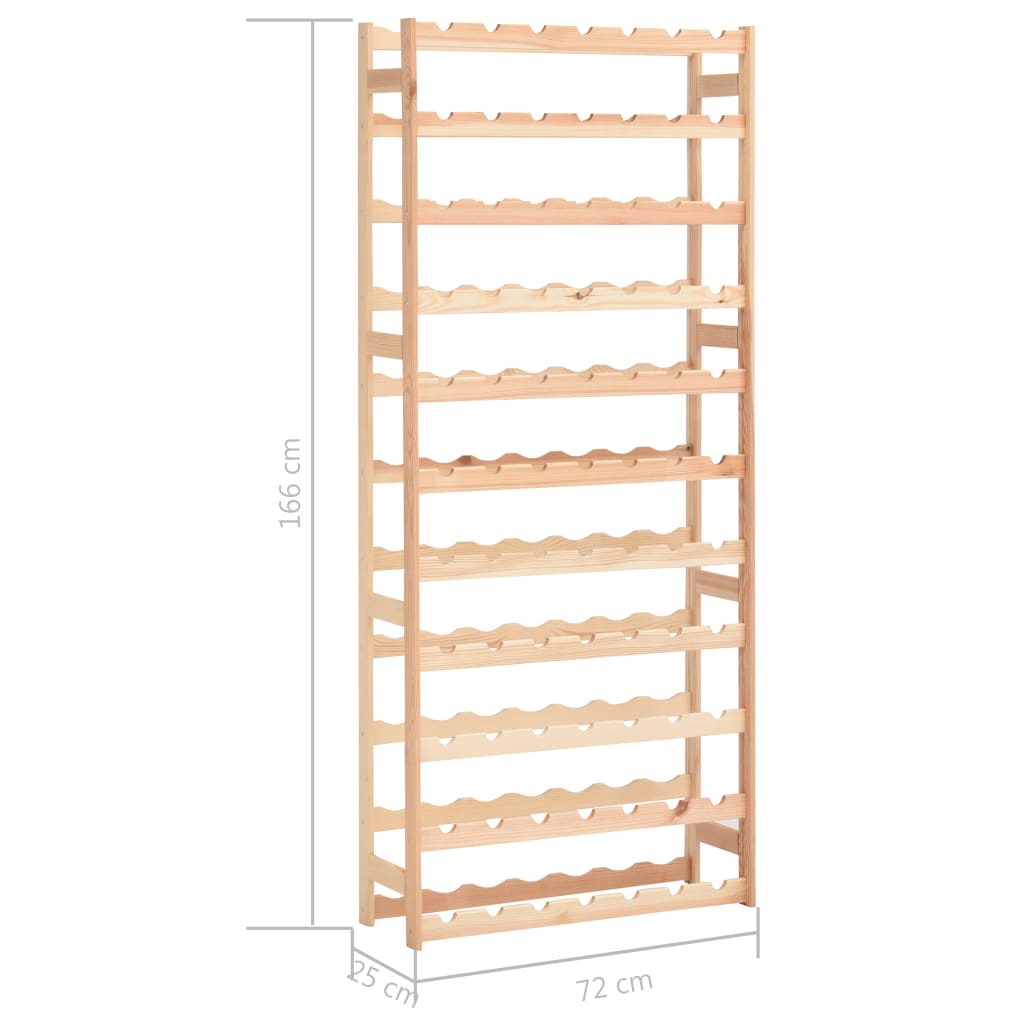Wine Rack for 77 Bottles Pinewood- Wine Racks - HomeShopIreland - Home Shop Ireland - Wine Racks - Wine Rack for 77 Bottles Pinewood