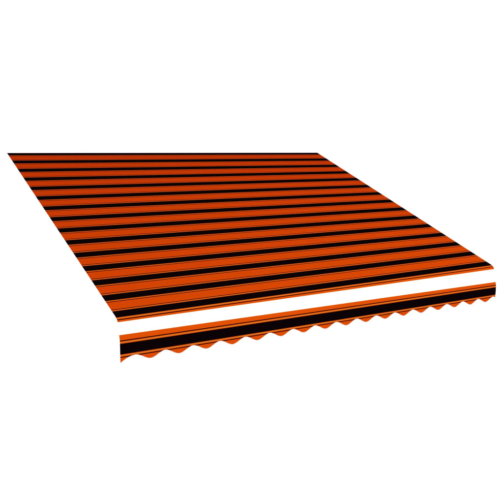 Awning Top Sunshade Canvas Orange and Brown 450x300 cm- Window & Door Awnings - HomeShopIreland - Home Shop Ireland - Window & Door Awnings - Awning Top Sunshade Canvas Orange and Brown 450x300 cm
