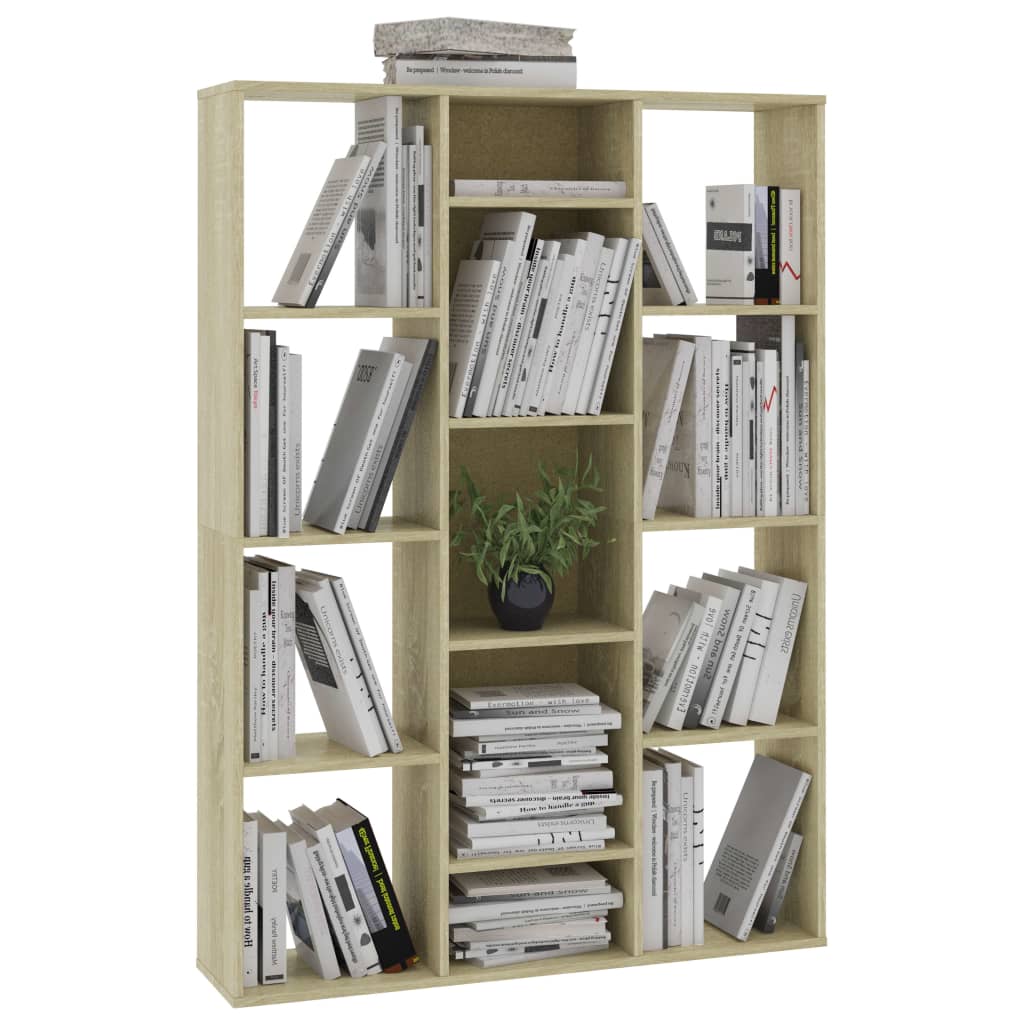 Room Divider/Book Cabinet Sonoma Oak 100x24x140 cm Chipboard- Room Dividers - HomeShopIreland - Home Shop Ireland - Room Dividers - Room Divider/Book Cabinet Sonoma Oak 100x24x140 cm Chipboard