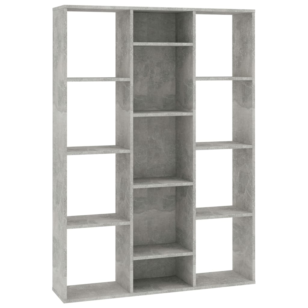Room Divider/Book Cabinet Concrete Grey 100x24x140 cm Chipboard- Room Dividers - HomeShopIreland - Home Shop Ireland - Room Dividers - Room Divider/Book Cabinet Concrete Grey 100x24x140 cm Chipboard