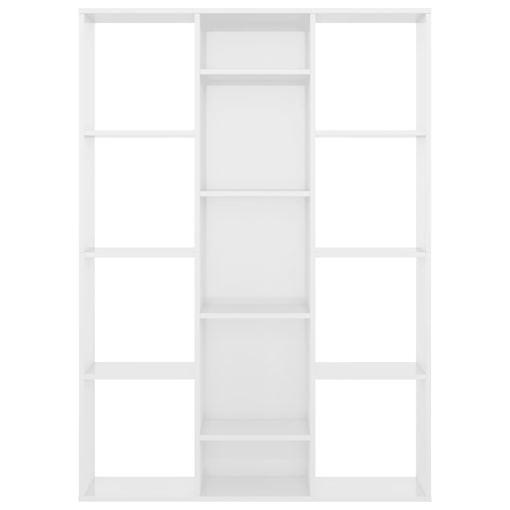 Room Divider/Book Cabinet High Gloss White 100x24x140 cm Chipboard- Room Dividers - HomeShopIreland - Home Shop Ireland - Room Dividers - Room Divider/Book Cabinet High Gloss White 100x24x140 cm Chipboard