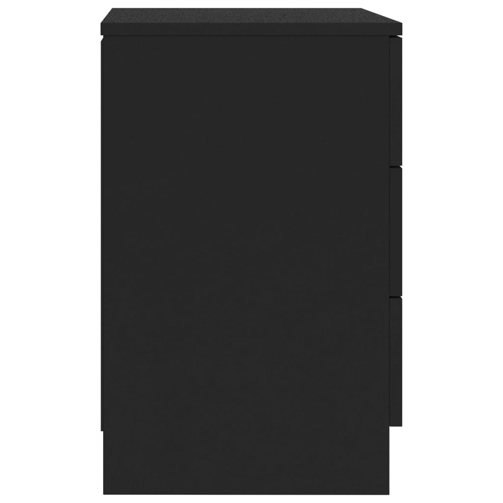 Bedside Cabinet Black 38x35x56 cm Chipboard- Bedside Tables - HomeShopIreland - Home Shop Ireland - Bedside Tables - Bedside Cabinet Black 38x35x56 cm Chipboard