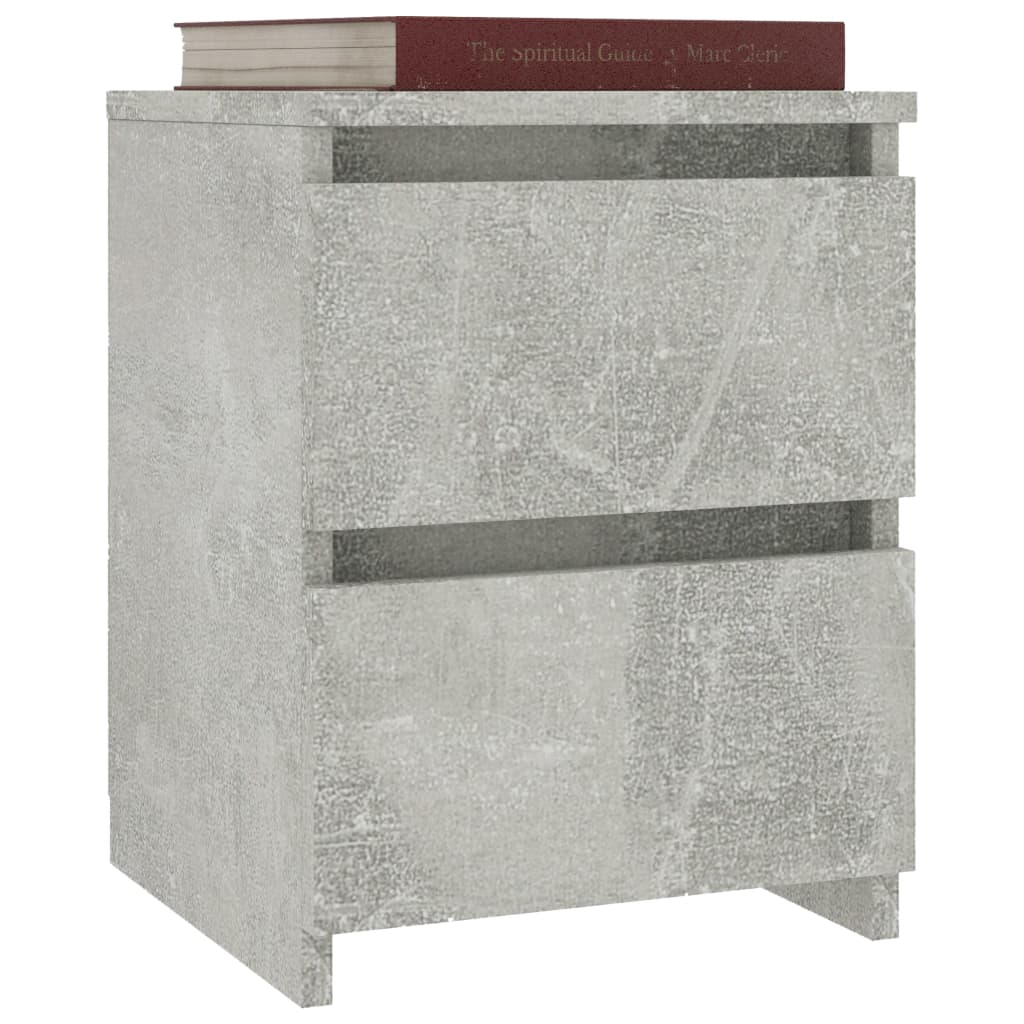 Bedside Cabinet Concrete Grey 30x30x40 cm Chipboard- Bedside Tables - HomeShopIreland - Home Shop Ireland - Bedside Tables - Bedside Cabinet Concrete Grey 30x30x40 cm Chipboard