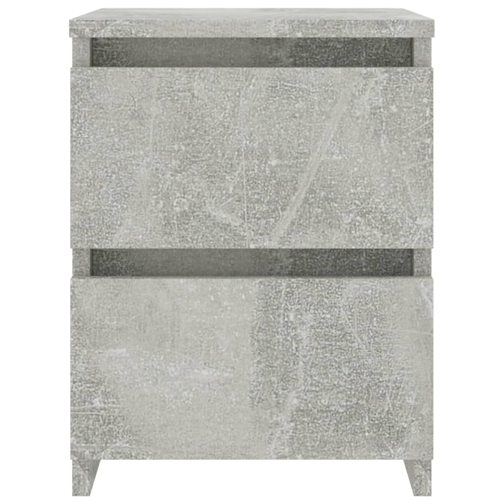 Bedside Cabinets 2 pcs Concrete Grey 30x30x40 cm Chipboard- Bedside Tables - HomeShopIreland - Home Shop Ireland - Bedside Tables - Bedside Cabinets 2 pcs Concrete Grey 30x30x40 cm Chipboard