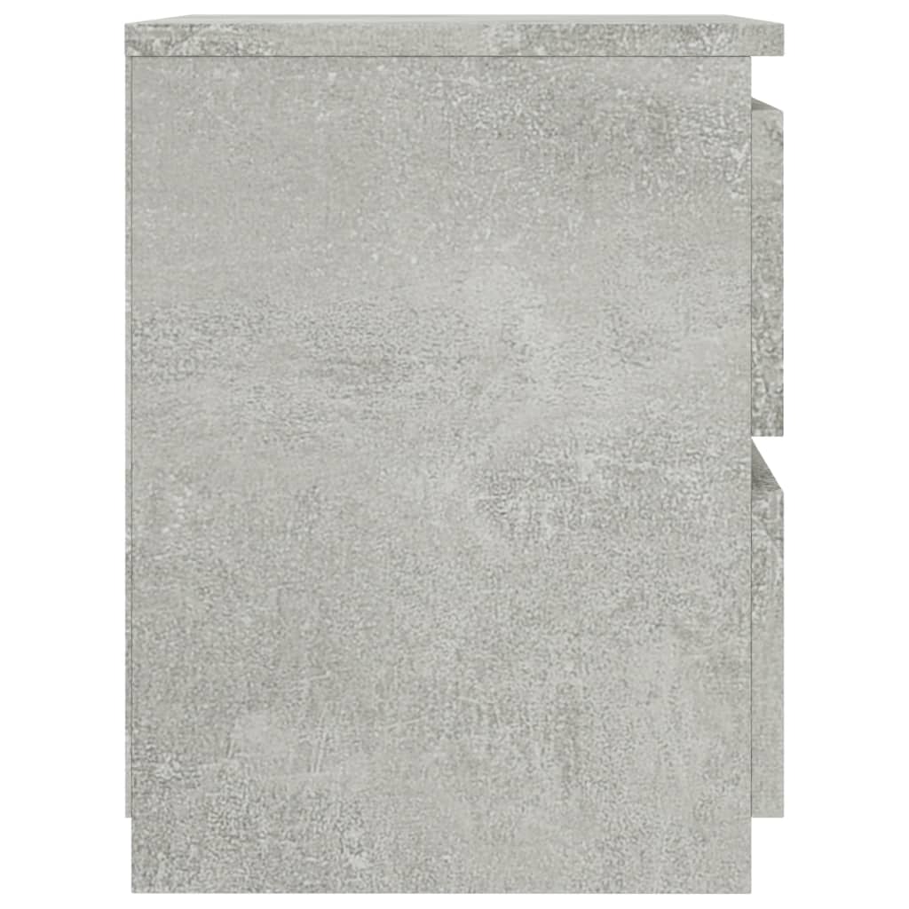 Bedside Cabinets 2 pcs Concrete Grey 30x30x40 cm Chipboard- Bedside Tables - HomeShopIreland - Home Shop Ireland - Bedside Tables - Bedside Cabinets 2 pcs Concrete Grey 30x30x40 cm Chipboard