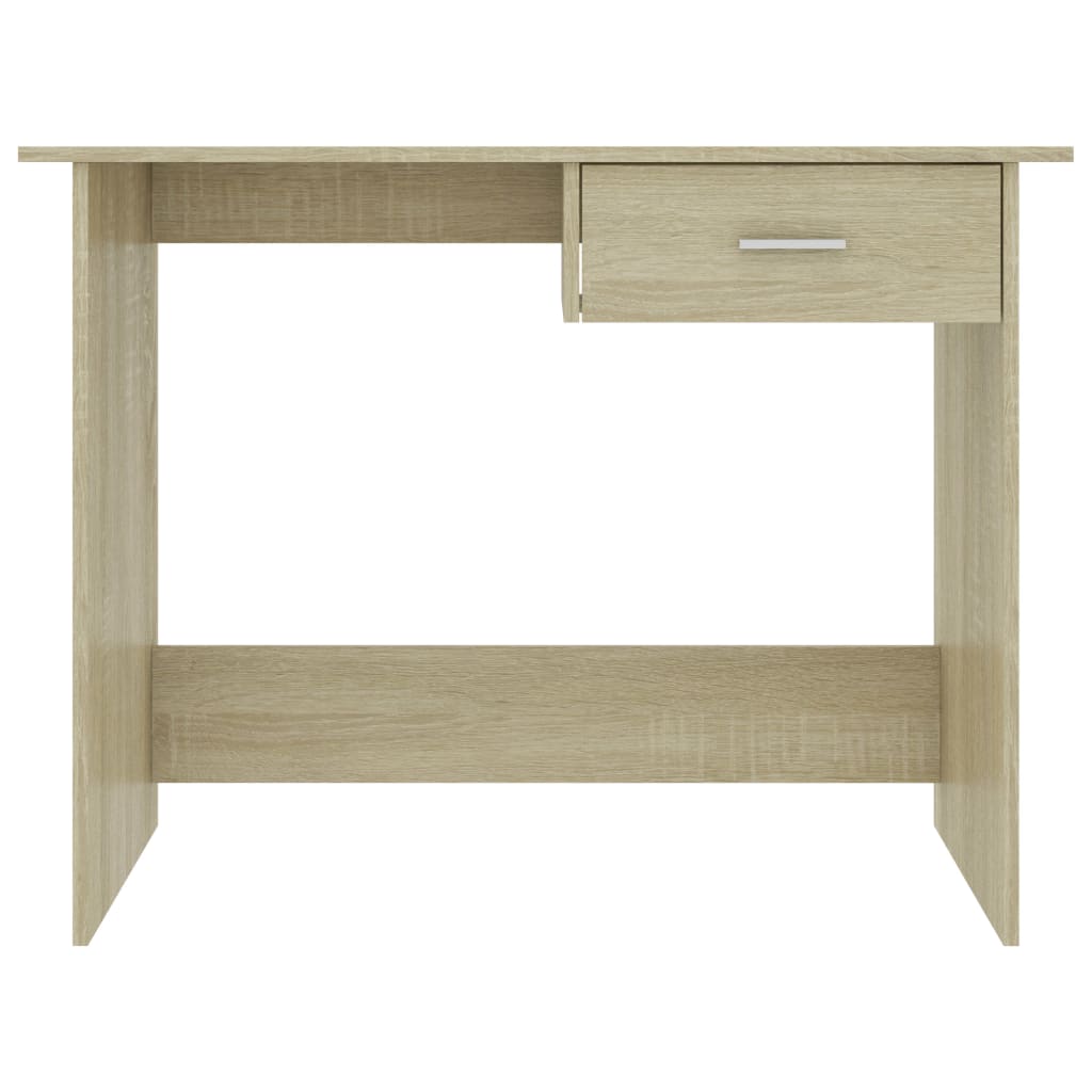 Desk Sonoma Oak 100x50x76 cm Chipboard- Desks - HomeShopIreland - Home Shop Ireland - Desks - Desk Sonoma Oak 100x50x76 cm Chipboard