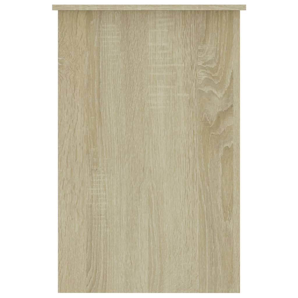 Desk Sonoma Oak 100x50x76 cm Chipboard- Desks - HomeShopIreland - Home Shop Ireland - Desks - Desk Sonoma Oak 100x50x76 cm Chipboard