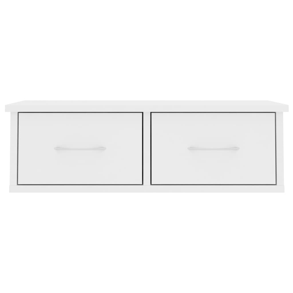 Wall-mounted Drawer Shelf White 60x26x18.5 cm Chipboard- Wall Shelves & Ledges - HomeShopIreland - Home Shop Ireland - Wall Shelves & Ledges - Wall-mounted Drawer Shelf White 60x26x18.5 cm Chipboard