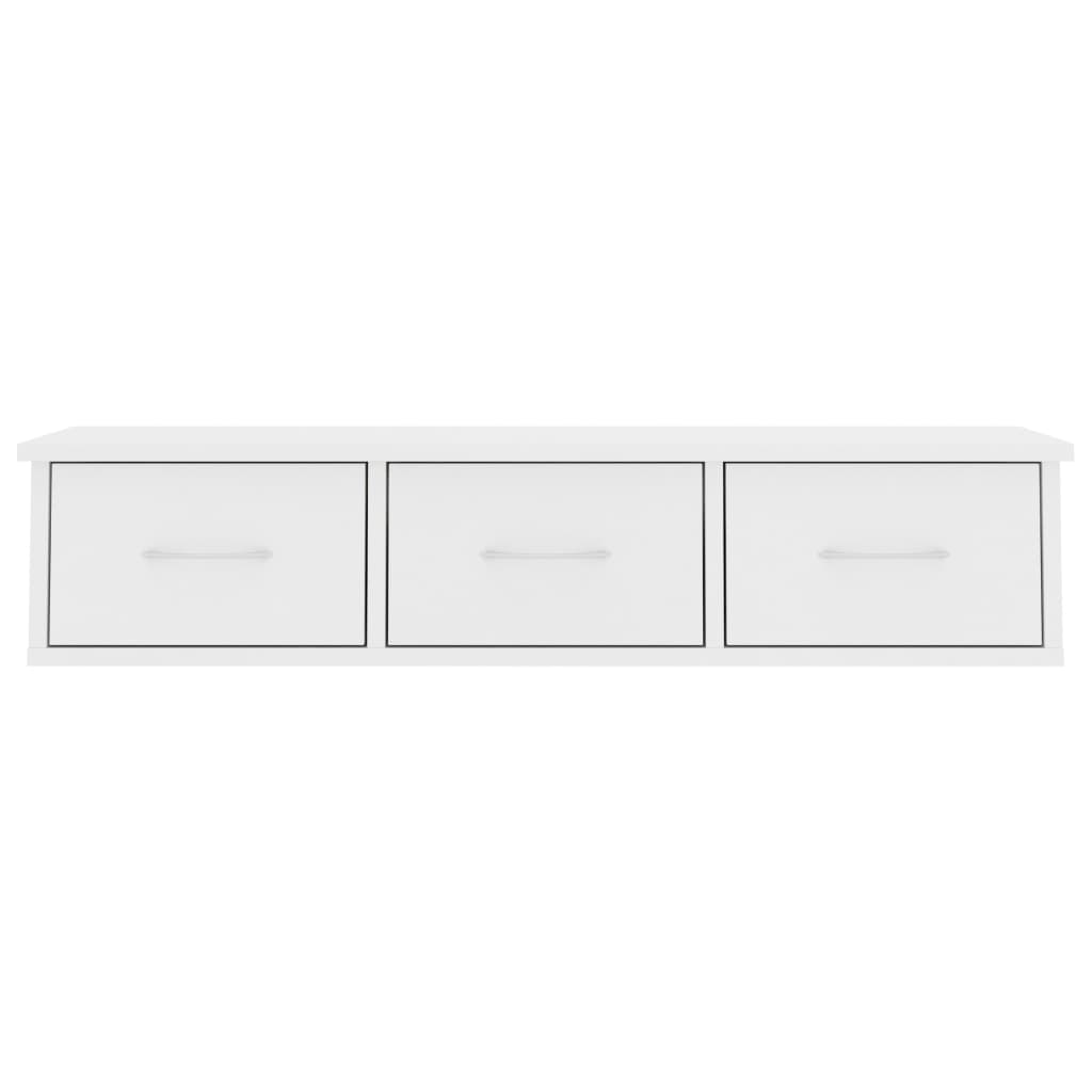Wall-mounted Drawer Shelf White 88x26x18.5 cm Chipboard- Wall Shelves & Ledges - HomeShopIreland - Home Shop Ireland - Wall Shelves & Ledges - Wall-mounted Drawer Shelf White 88x26x18.5 cm Chipboard
