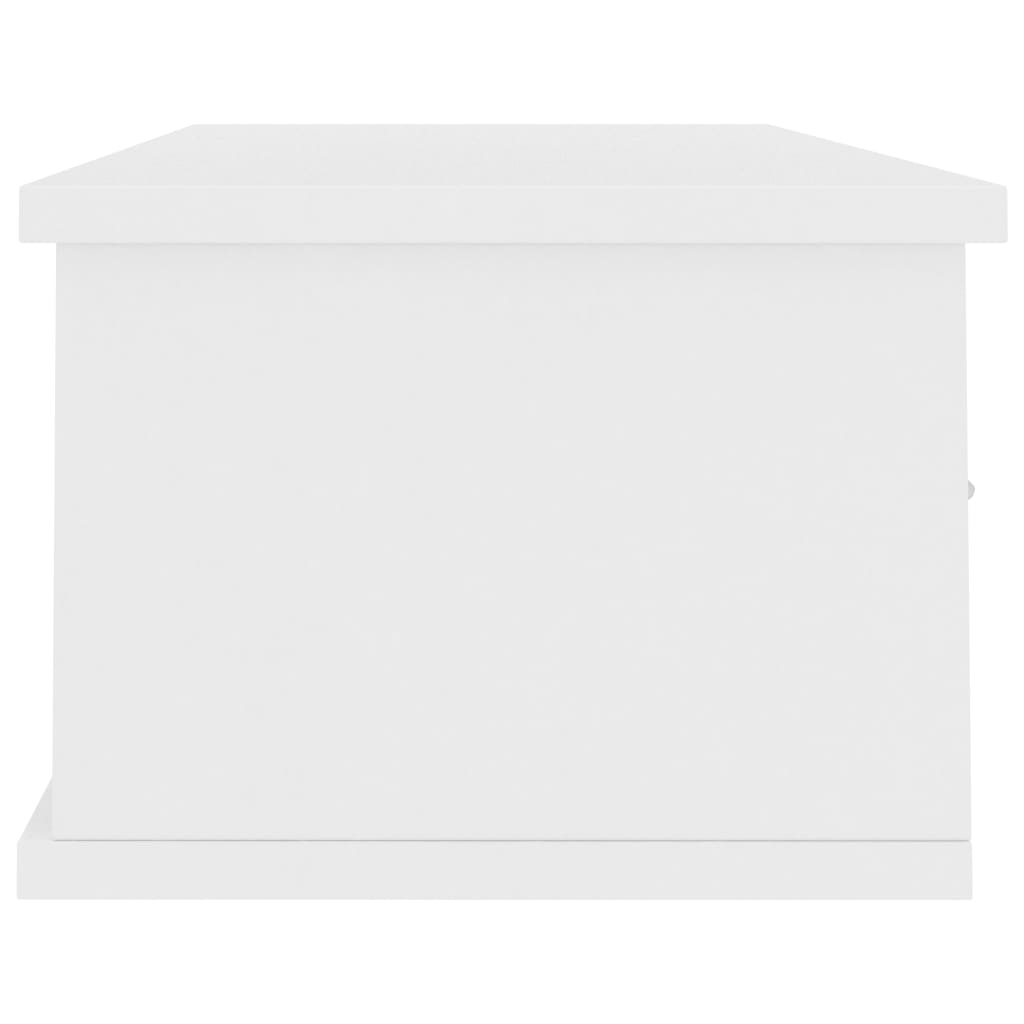 Wall-mounted Drawer Shelf White 88x26x18.5 cm Chipboard- Wall Shelves & Ledges - HomeShopIreland - Home Shop Ireland - Wall Shelves & Ledges - Wall-mounted Drawer Shelf White 88x26x18.5 cm Chipboard