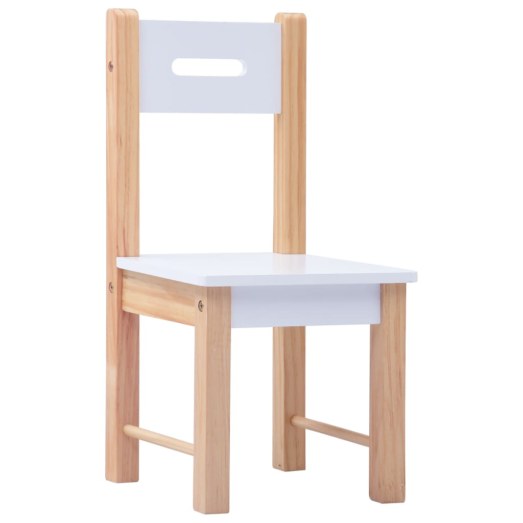 3 Piece Kids Storage Chalkboard Table Chair Set Black and White- Baby & Toddler Furniture Sets - HomeShopIreland - Home Shop Ireland - Baby & Toddler Furniture Sets - 3 Piece Kids Storage Chalkboard Table Chair Set Black and White